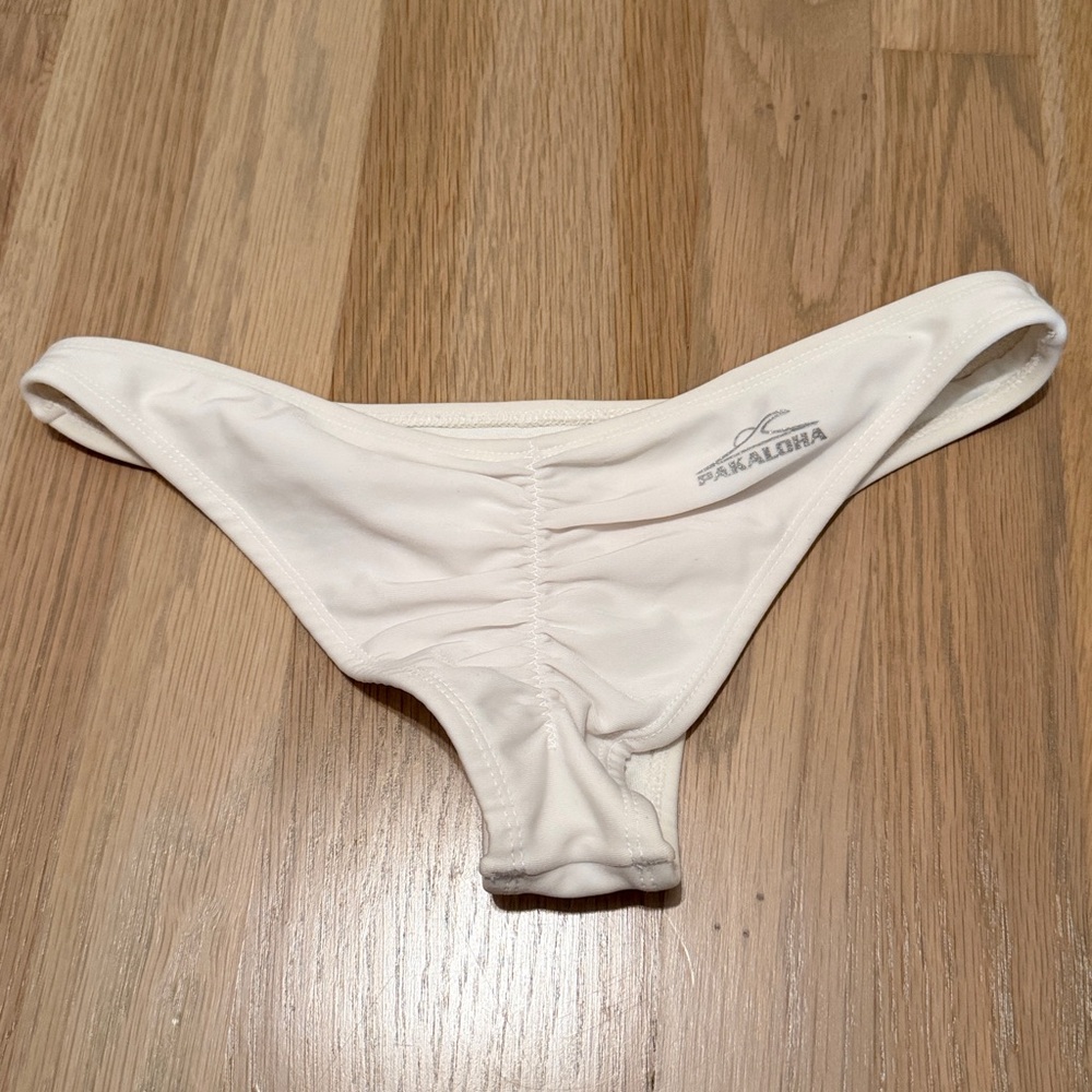 Pakaloha white bikini bottom